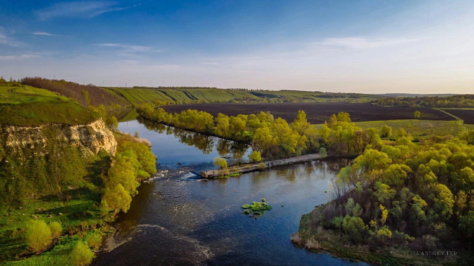 Река красивая меча Тульская область деревня Резвяки