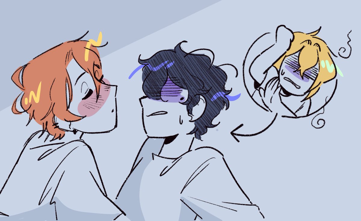 Redpksp's tweet photo. Learned about a silly Freaky Friday AU for #Sasamiya and #Hirakagi where Hirano and Miyano switch bodies and.... oh boy relationships were almost broken
#sasakitomiyano #hiranotokagiura https://t.co/R5hvb04xhb