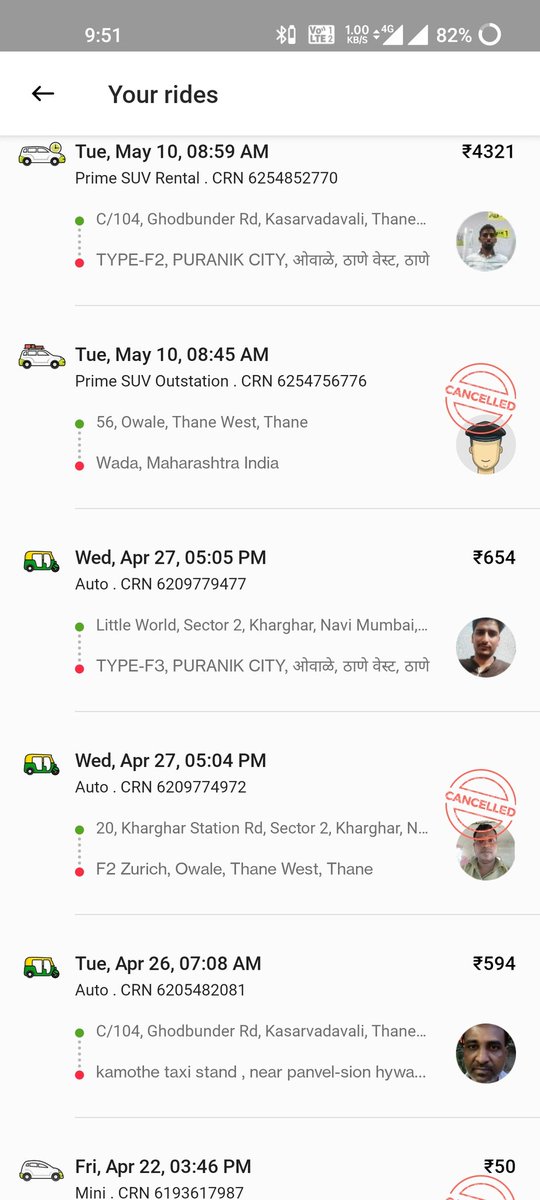 VipinVijayan_'s tweet photo. #olacab #bhash #OLA ride cancellation spree by drivers is uncontrollable and the service provider don't have any control
#mortindia need support to give some regulations
We had to cancel our trip every time. There are no reliable ways to travel other than local vendor https://t.co/EPrqIqQ6ug