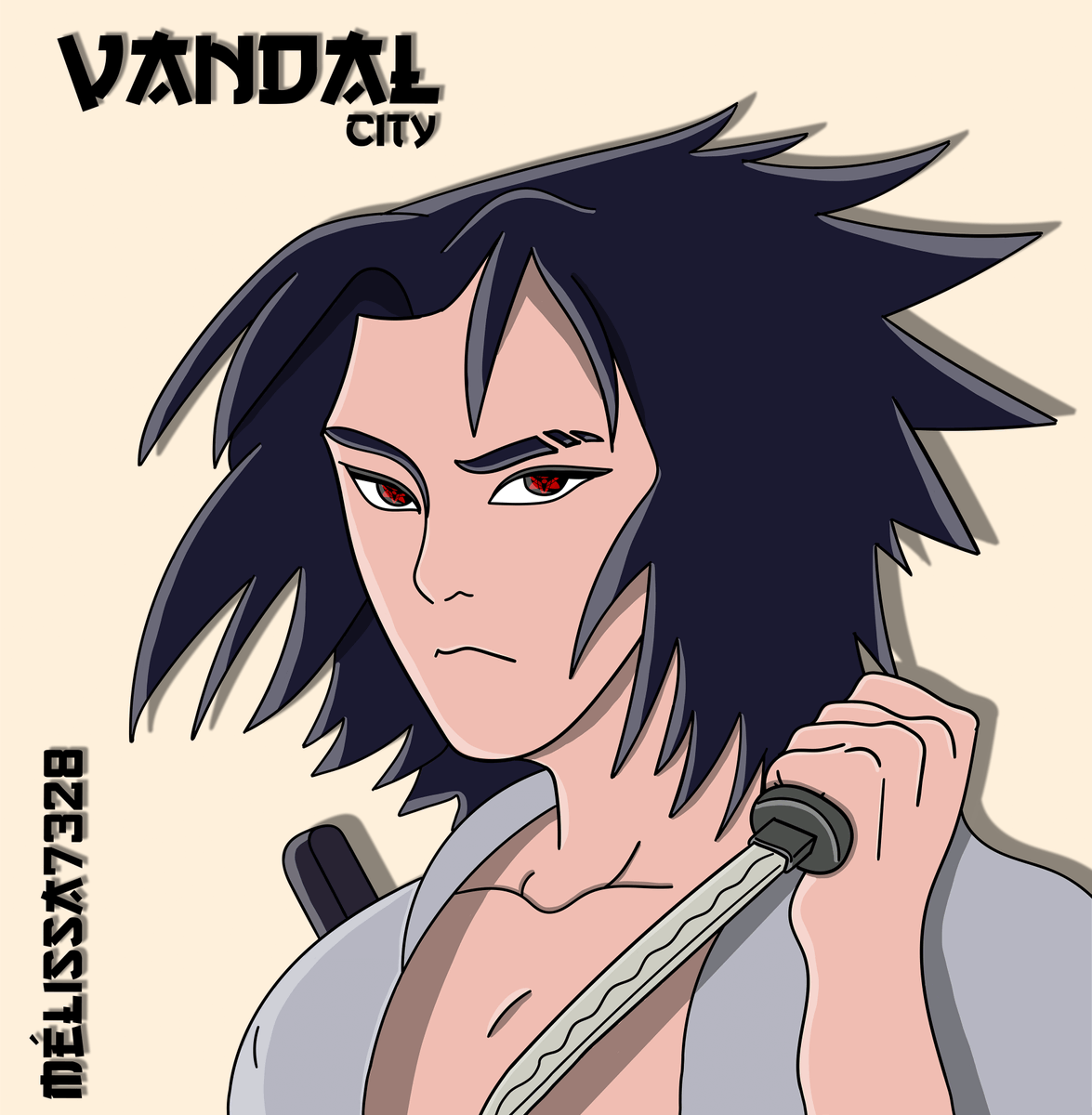Sasuke in Vandal City ! I hope you like it !😈 #Vandal 
<a href="/VandalCityCorp/">VNDLS</a> @sol_unshackled <a href="/roxi_____/">Roxi(🌸,🌿)❤️Memecoin</a> <a href="/KZacaj/">Arslan</a> <a href="/sp00n1cus/">sp00n1cus🥄🥦🌖</a>