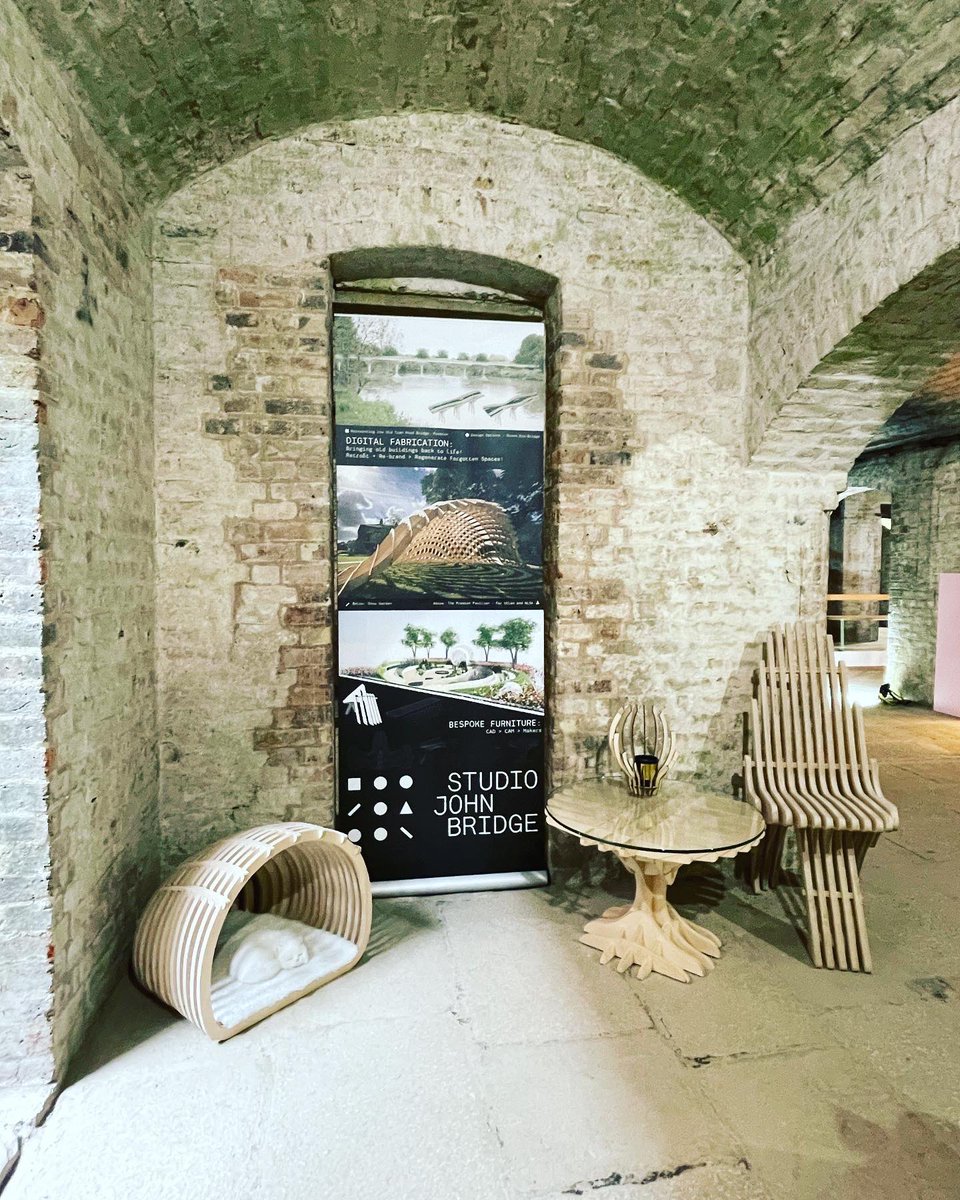 studiojb's tweet image. We’re here exhibiting our bespoke architectural furniture range @machined_furniture @CDWfestival and we are LOVING our #setup ! 

What do you all think? 

Come by and say hello if your in London! For a chance to win one of our Small Root plant pot holders! #architects #furniture