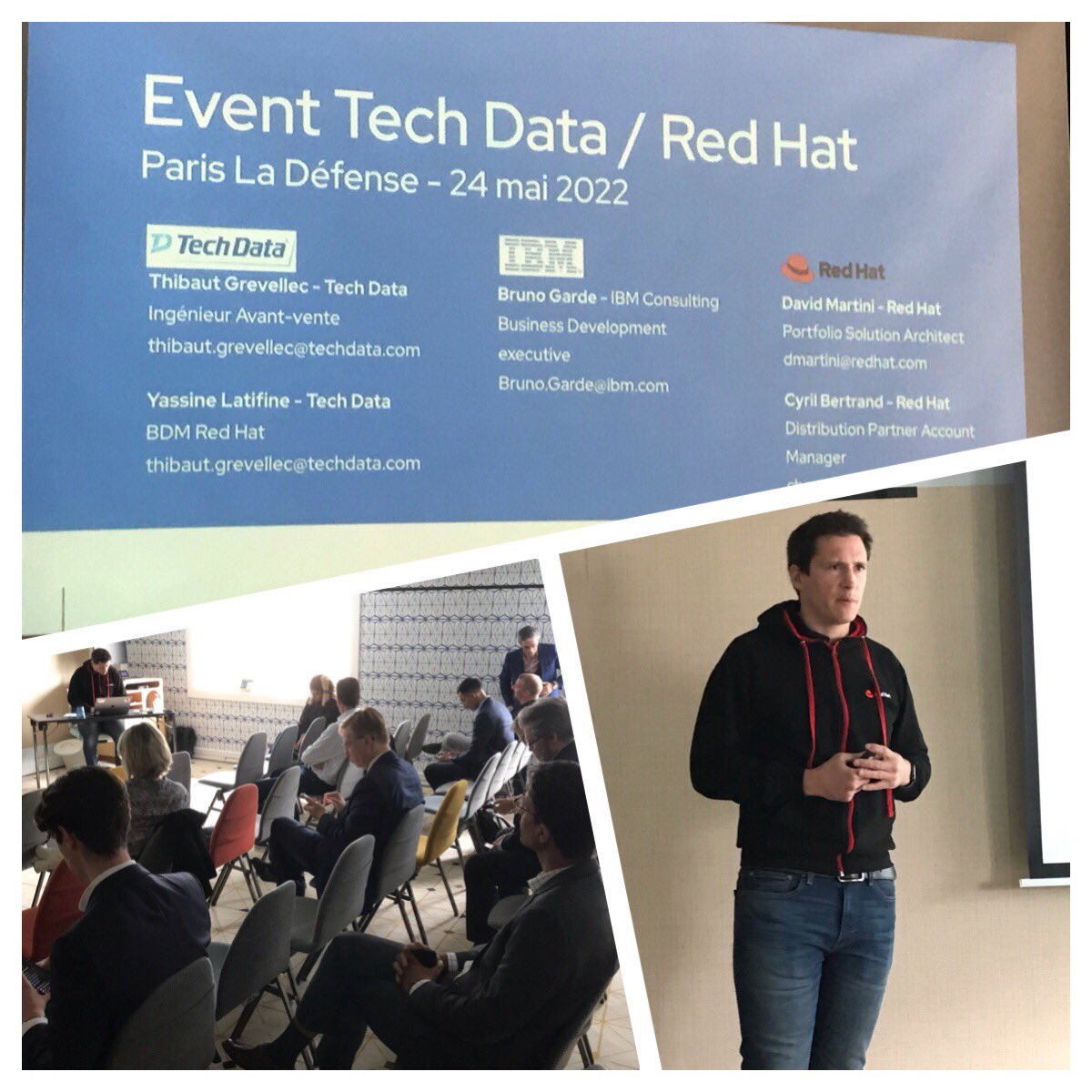 📌Un événement pour tout savoir sur #OpenShift et autour du #CloudNative avec #RedHat et #TechData 👏 Merci à tous les participants !
