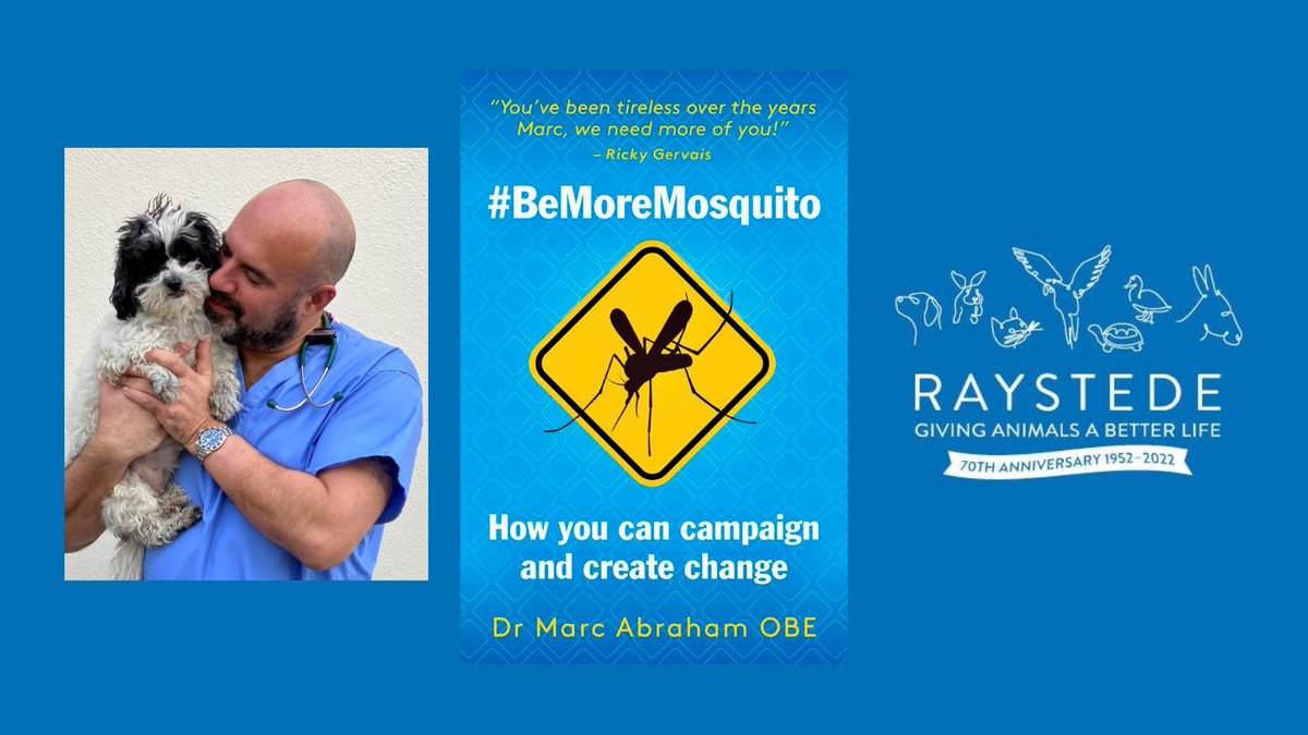 Join animal campaigner and vet @marcthevet - 12th June for a fascinating afternoon discussing activism, action, and developing campaigns for whatever cause you might support. A portion of each ticket will go to the charity @Raystede ! muchadobooks.com/eventsandhappe…