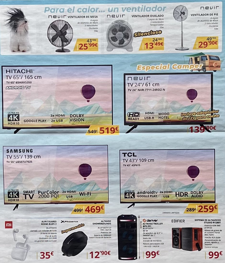 nLineaConTeruel's tweet image. #Dynos #portatiles #camarasdeseguridad #nintendo #impresoras #televisiones #smartwatch #bestway.