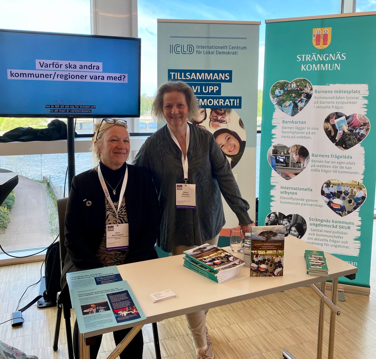 ICLD_Sweden's tweet photo. @ICLD_Sweden på #Barnrättsdagarna 👩🏼🤝👨🏾i Karlstad 24-25 maj tillsammans med @strangnaskommun
👉🏼Besök vår monter på plan 4 #barn22 #barnrätt #barnochunga https://t.co/BibJfwPZ32