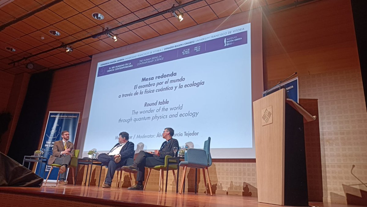 Expanded Reason Institute (@expandedreason) on Twitter photo The second #RoundTable of the #ExpandedReasonCongress entitled "Amazement for the world through quantum physics and ecology" was led by #MichaelTaylor and <a href="/jscanizares/">Javier S. Cañizares</a>.
Moderated by <a href="/gtejedor/">Alvaro G. Tejedor</a>. The second #RoundTable of the #ExpandedReasonCongress entitled "Amazement for the world through quantum physics and ecology" was led by #MichaelTaylor and <a href="/jscanizares/">Javier S. Cañizares</a>.
Moderated by <a href="/gtejedor/">Alvaro G. Tejedor</a>.