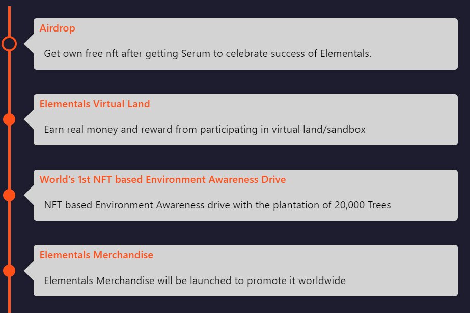 TheElementalsCl's tweet photo. We are aiming to build World's First #NFT Based Environmental #Metaverse with enormous benefits to both the environment and NFT Holders

Website: https://t.co/h3wYdqS3Xq

Phase 1 minting will be live soon!

#NFTCommunity #NFTdrop #cryptocurrency https://t.co/Z23KF7VpJA