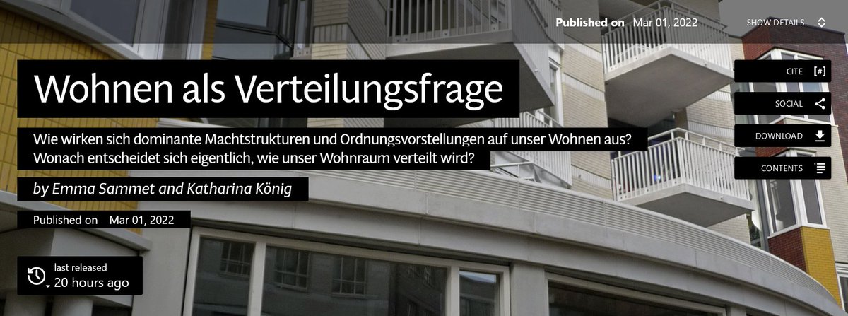 Jetzt auch online: Die Dokumentation unserer Veranstaltung zu Wohnen als Verteilungsfrage - mit Video, Kernthesen und Diskussionsergebnissen 💜

lpeg.pubpub.org/pub/tygo8zpo/r…