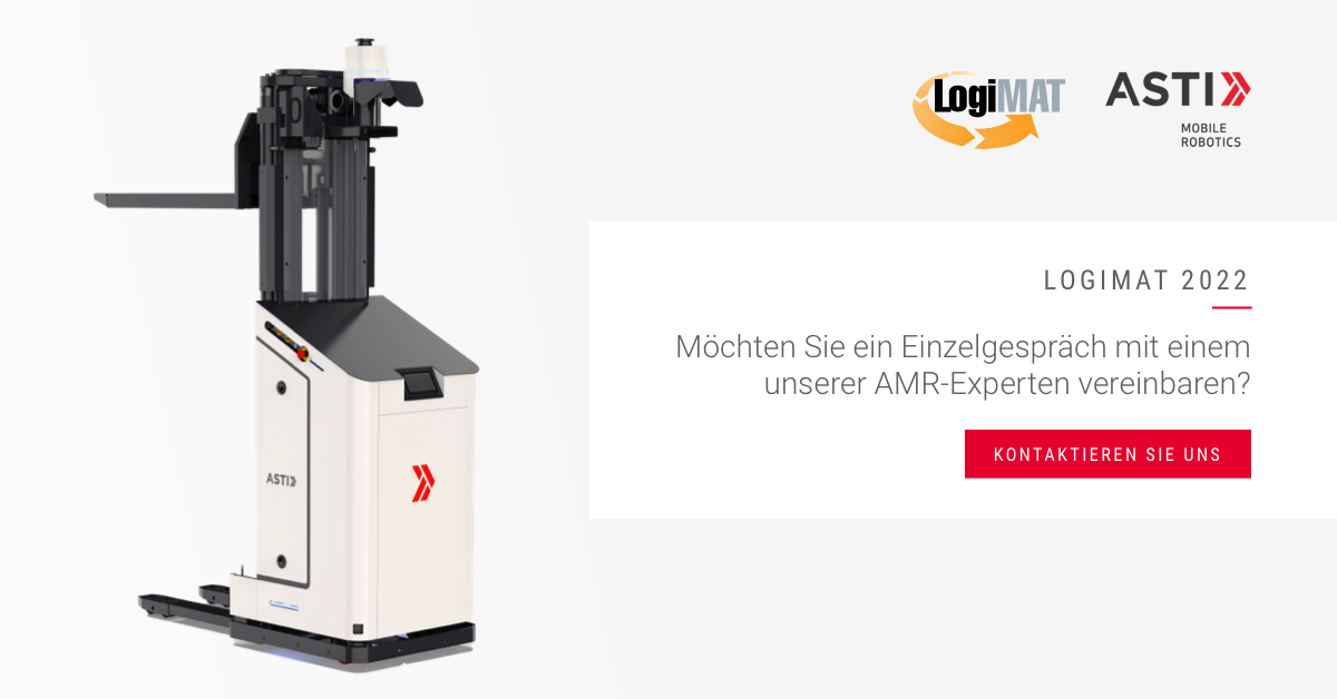 InSystems1's tweet image. Die LogiMAT 2022 steht vor der Tür! 🎉 

Wir freuen uns auf Ihren Besuch am Stand B39 in Halle 2, wo Sie eine Live-Demo unseres mobilen EBOT-Roboters für den Palettentransport und unsere neueste Innovation sehen können: Den S 1600 Stapler AMR! 🤖 
➡  hubs.ly/Q01b-CHb0