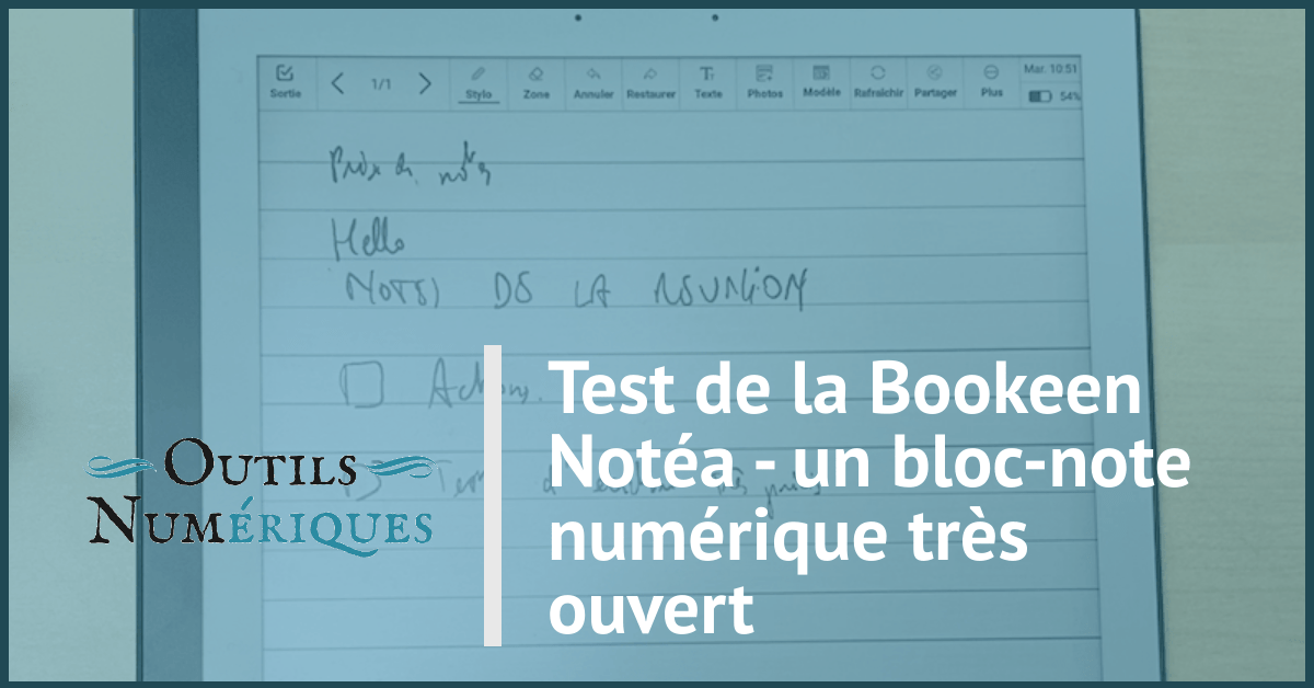 Mon test de la <a href="/Bookeen/">Bookeen by Vivlio 🇫🇷</a> Notéa - le bloc-note numérique qui fait aussi liseuse et tablette Android.
Un article et une vidéo qui font le tour du produit
Et je vous montre comment je l'utilise au quotidien

my.mtr.cool/coexbzyohy