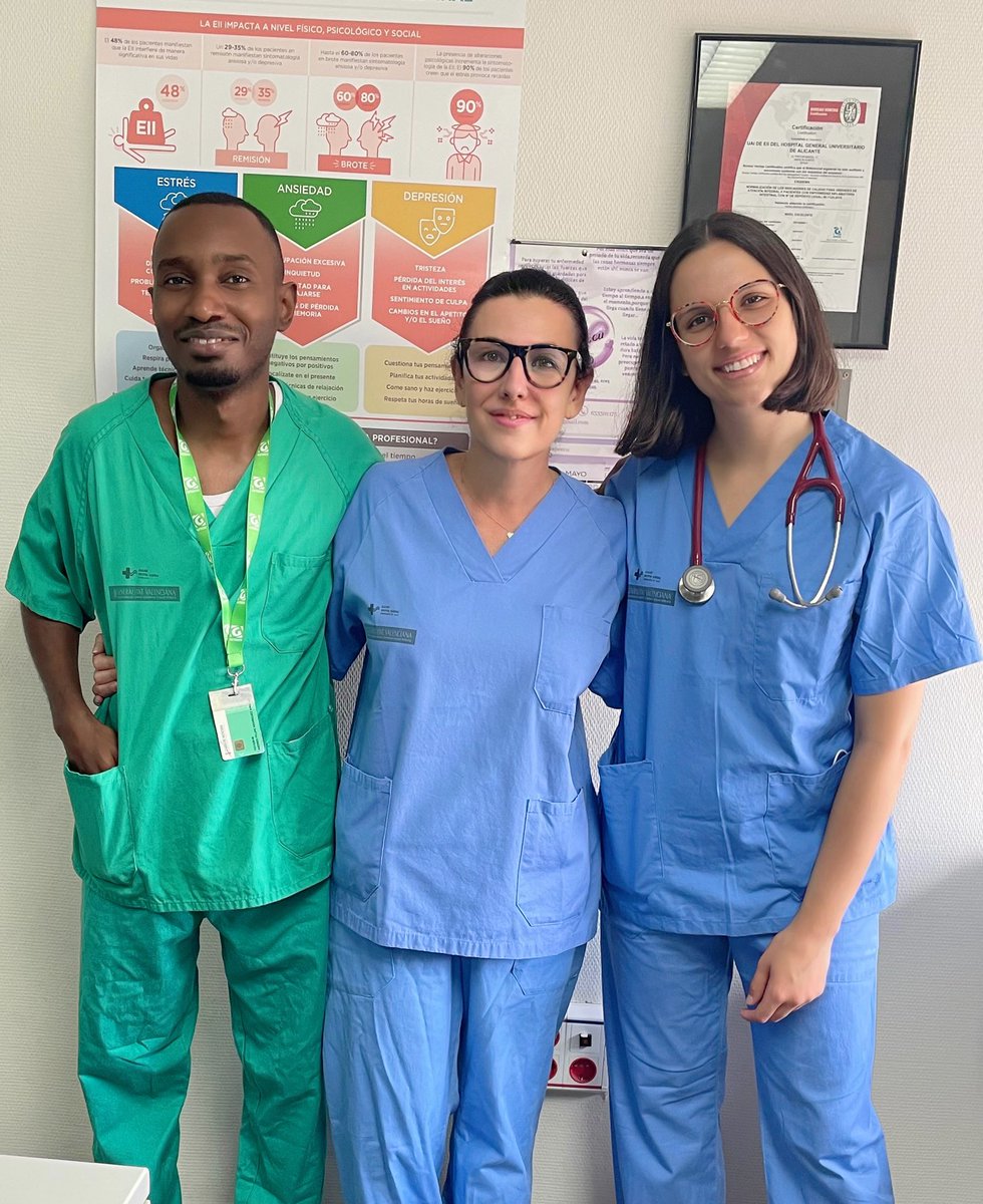 Ultimo dia de residencia de 2 grandes gastroenterólogos con especial dedicacion a la eii Os esperamos en <a href="/geteccu/">GETECCU</a> 💪🏻💪🏻 y os deseo una carrera brillante <a href="/rousrousrouss/">Roser Muñoz</a> <a href="/AndresRoAng/">Andres Rodriguez</a> 😍😍 <a href="/DHgua/">Digestivo HGUA</a> <a href="/GVAsalualicante/">GVADptoSaludAlicante</a>