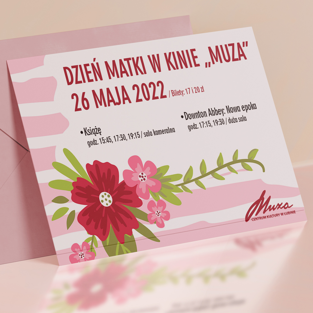CK_Muza's tweet photo. Pamiętacie, że już w najbliższy czwartek DZIEŃ MATKI?🌺🌼🌸🌻
Możecie zabrać Mamę do kina👍 - w naszym repertuarze tego dnia:
🎯15:45, 17:30, 19:15 > "Książę" 
🎯17:15, 19:30 > "Downton Abbey: Nowa epoka" 
Bilety 17 zł (ulgowy) i 20 zł (normalny). https://t.co/7M14nIDyn6
