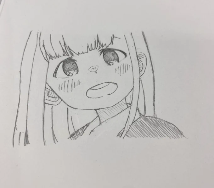 蓮ちゃん?かわいい#阿波連さんははかれない #模写 