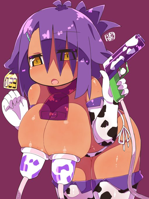 搾乳器着けたうちの子 