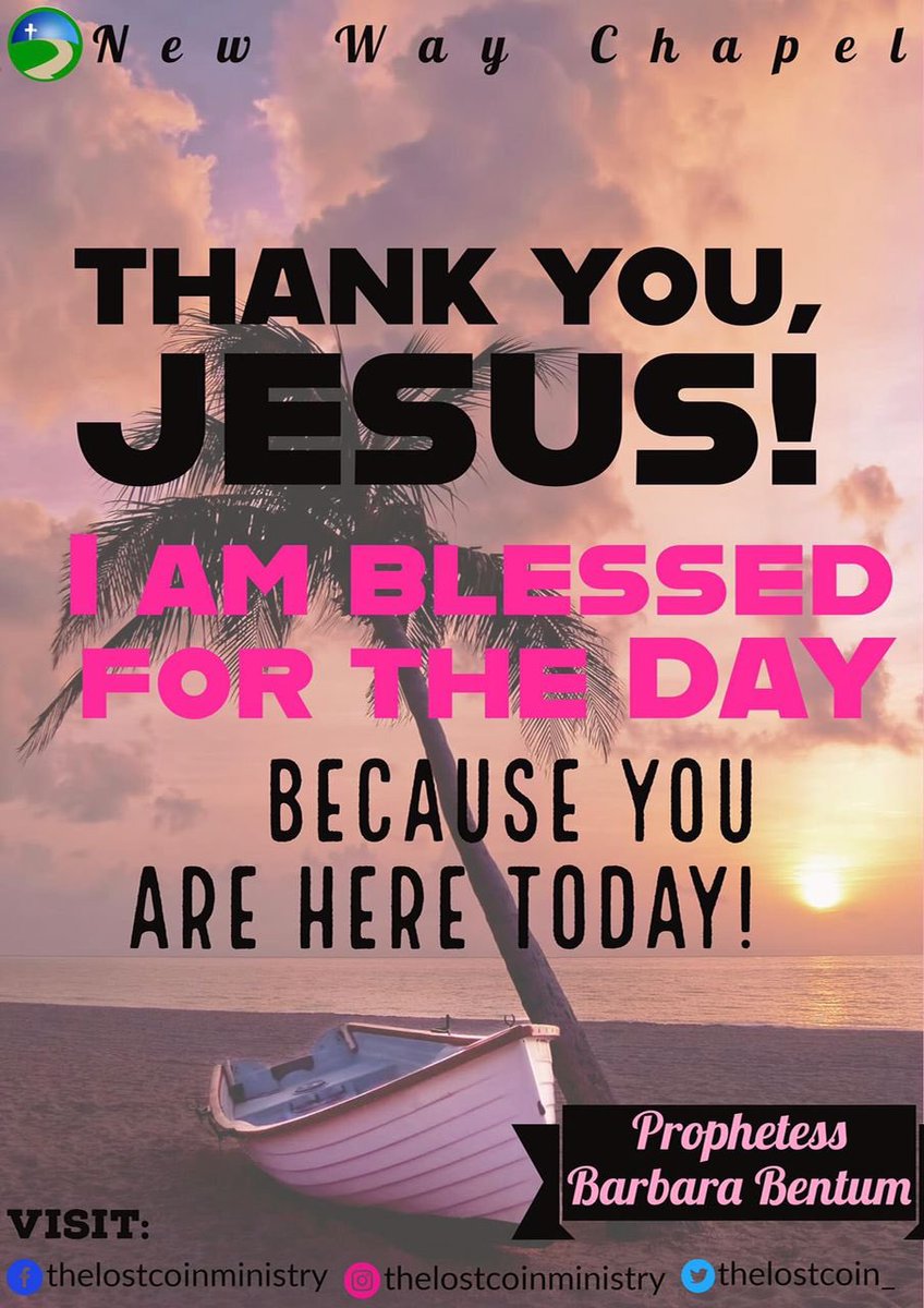 thelostcoin_'s tweet photo. “ Thank You , Jesus !
I am blessed for the Day 
Because you are here TODAY!
_Prophetess  Barbara Bentum 
  
#galleryofvoices #friends #heroes 
#heroines #partners https://t.co/Z3bjt2t5Qu