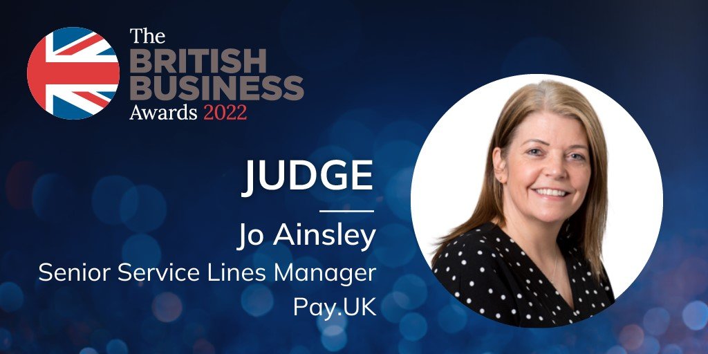 We are delighted that our Senior Service Lines Manager, Jo-Anne Ainsley, has joined the judging panel for this year’s British Business Awards. Find out more about the awards, here: lnkd.in/gRN8Qjw 
 #BBAs #smallbusiness #britishbusinessawards #smallbusinessuk