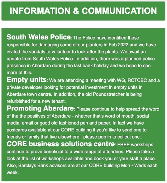 What's happening in Aberdare town centre
#ouraberdarebid #supportlocalbusinesses❤️ #supportlocalbusiness #supportsmallbusiness #shoplocal #shoplocalrct #aberdarefestival #platinumjubilee <a href="/VisitRCT/">Croeso i RhCT | Visit RCT</a> <a href="/WhatsOnRCT/">Be’sy mlaen RhCT | What's On RCT</a> 
mailchi.mp/2c1739fe166b/p…