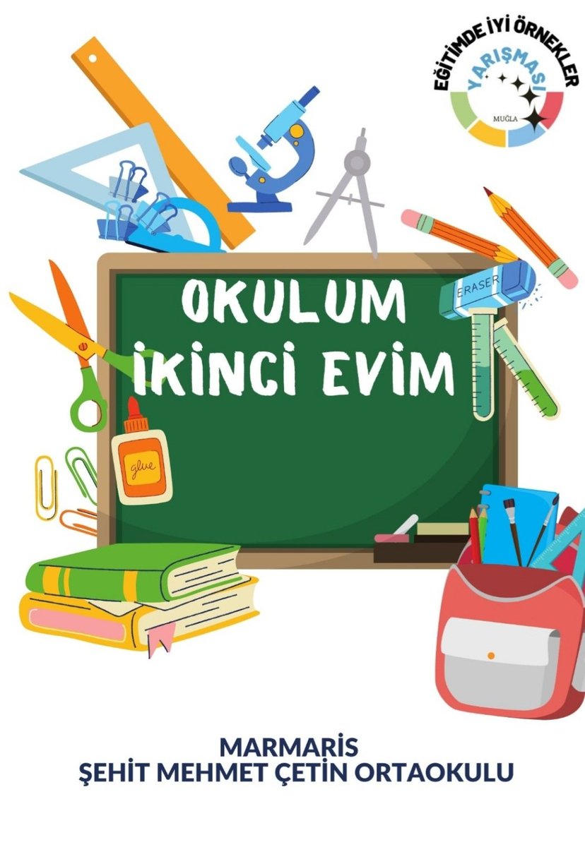 CetinSehit's tweet photo. Muğla İl Milli Eğitim Müdürlüğü'nün düzenlediği Eğitimde İyi Örnekler Yarışmasına bu yıl biz de "okulum ikinci evim" projesi ile katılım sağlayacağız.
@MarmarisMem 
@mugla_mem https://t.co/9PSRCb99o2 https://t.co/LjbU0MAcnX