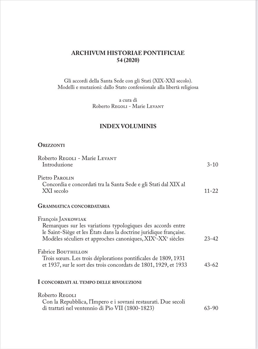 ahp_rivista's tweet photo. Index voluminis @RobertoRegoli3 @levant_marie @UniGregoriana @ef_rome @TerzaLoggia @JOBoudon @njdoublet_j @goncalvescecil6 @paolo_valvo https://t.co/PBxkdWVrpn