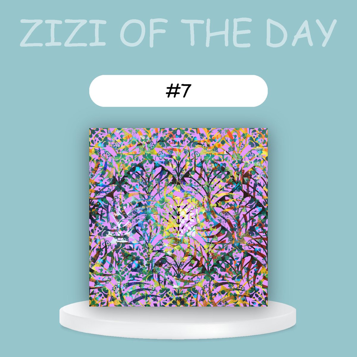 🖼️ZIZI OF THE DAY #7
opensea.io/assets/ethereu…

👁️ Good morning family! 

#NFT #NFTart #NFTArtist #ZIZI
