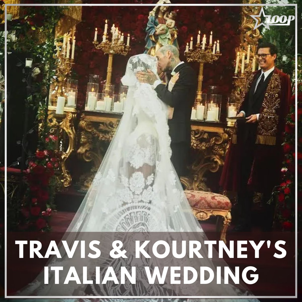 _starloop_'s tweet image. Love is in the AIR, everyone! ❤️ Kourtney and Travis tied the knot in an intimate wedding ceremony in Portofino, Italy on Sunday, May 22 #KourtneyKardashianWedding #travisbarker #kravis #kimkardashian #kyliejenner #kendalljenner #khloekardashian #krisjenner #wedding #Kourtney
