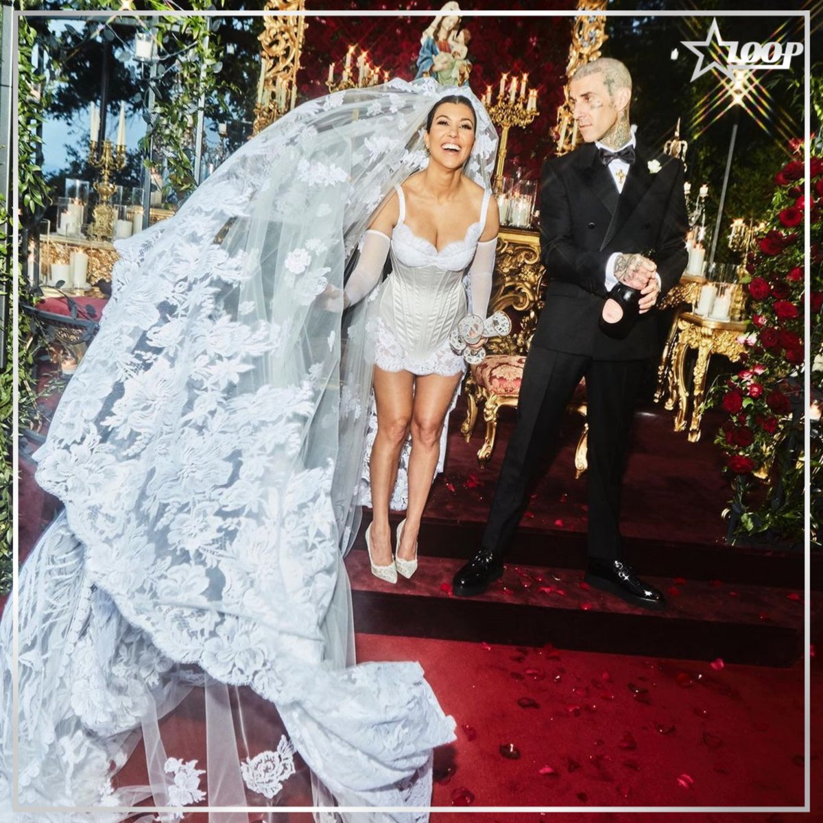 _starloop_'s tweet image. Love is in the AIR, everyone! ❤️ Kourtney and Travis tied the knot in an intimate wedding ceremony in Portofino, Italy on Sunday, May 22 #KourtneyKardashianWedding #travisbarker #kravis #kimkardashian #kyliejenner #kendalljenner #khloekardashian #krisjenner #wedding #Kourtney