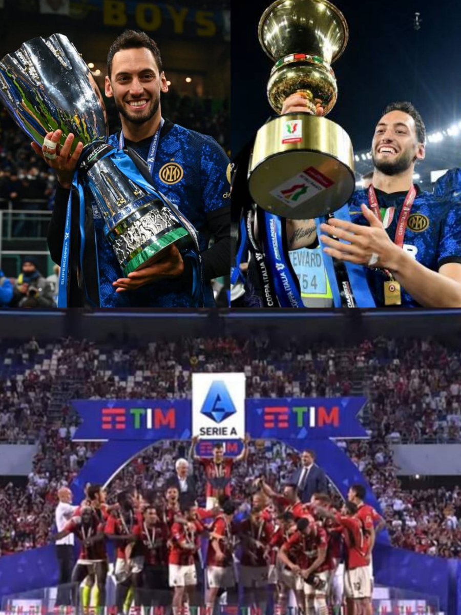 <a href="/Info4_Milanisti/">Tribun Milano</a> Perolehan 🏆 aja kalau begitu, Hakan 2-1 Milan 😁 hitungnya mulai musim yg baru selesai kemarin 2021/2022.