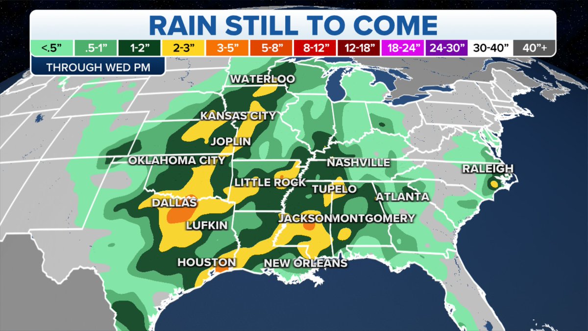 JaniceDean's tweet photo. Strong to severe thunderstorms will impact #PrimaryStates today especially this afternoon. Please be careful if you're heading out to vote. Large hail, damaging winds, heavy rainfall and tornadoes will be possible. The heat is also a concern across the South and Gulf Coast. https://t.co/j7XTLu4Ssy