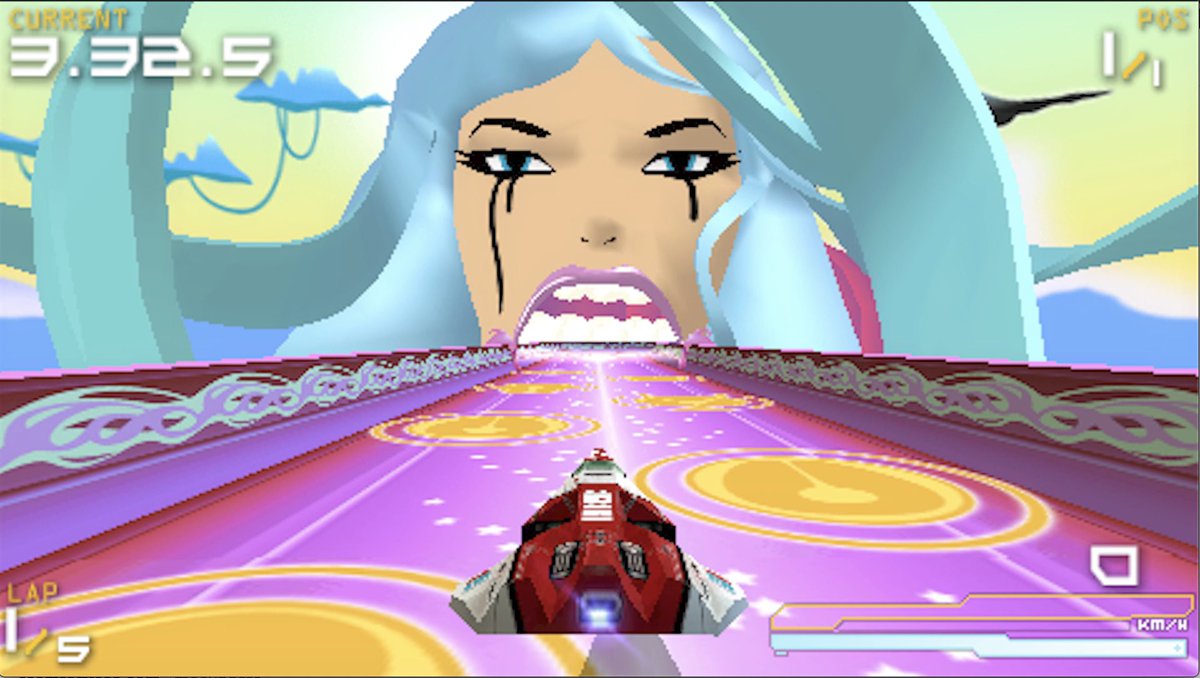 GBalao888's tweet photo. Revisited WipEout Pure and raced in a track called “Paris Hair” and I think the game predicted the band/group I really hate the most, which is Black pink.

I mean, they look like some of the members.

#WipEout 
#WipEoutPure https://t.co/H5RB9DJozU