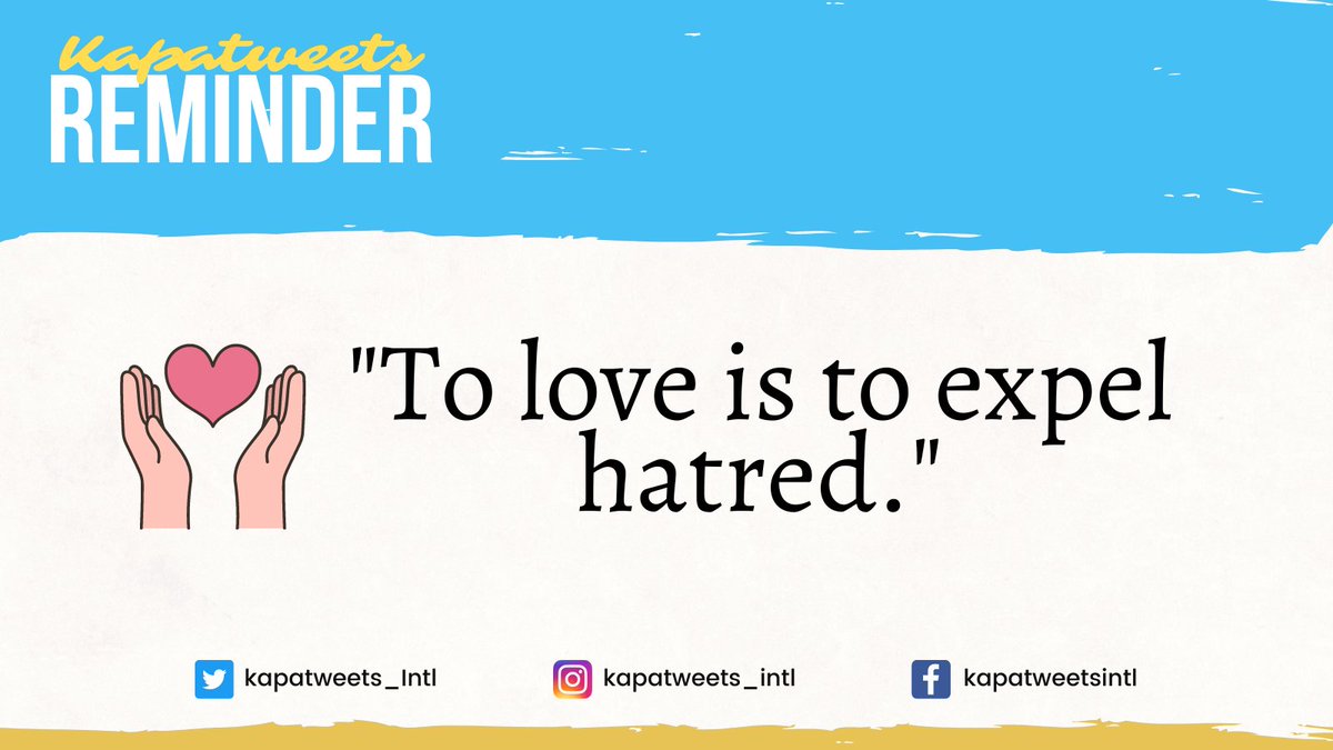 Kapatweets_Intl's tweet image. A reminder from Brother Eli Soriano, Kapatweets. ❤️

How Should We Treat People
#PureDoctrinesOfChrist