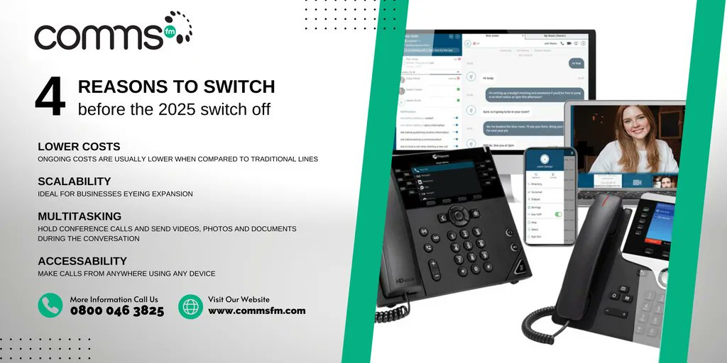 The pandemic has shown us that business communication is more important than ever. An All-IP infrastructure allows us to do more, with more modern tools, in a more efficient way. Businesses need to be using the most capable technology to support conversations going forward.