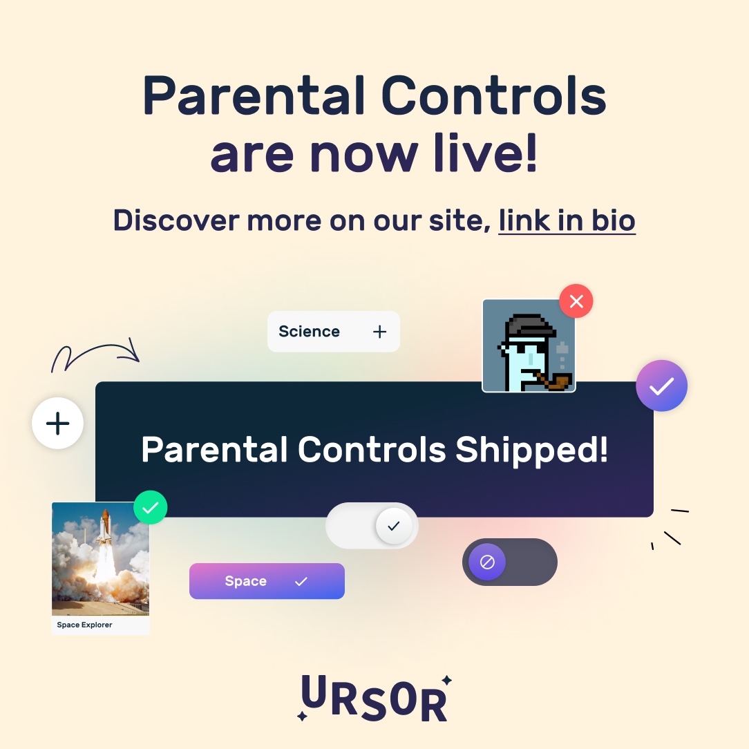 astrosafebrowse's tweet photo. Today we shipped URSOR’s parental controls. Easy to use switches that give parents the power to decide how their children use our product Discover more about URSOR on our site and sign-up to our TestFlight!
.
#parenting #family #ursor #finh https://t.co/MryIxEhVkC