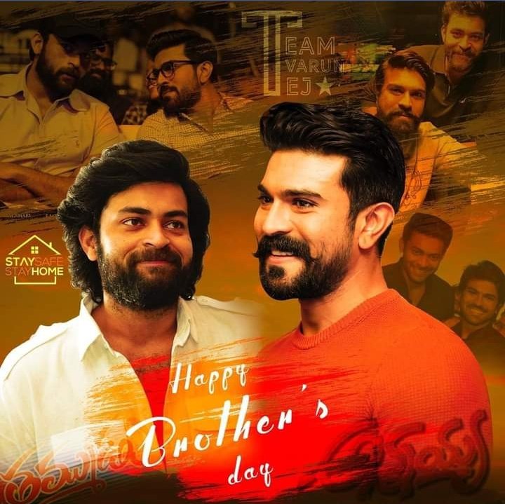 Happy Brothers day 👬 @AlwaysRamCharan Annayya ❤️

#HappyBrothersDay