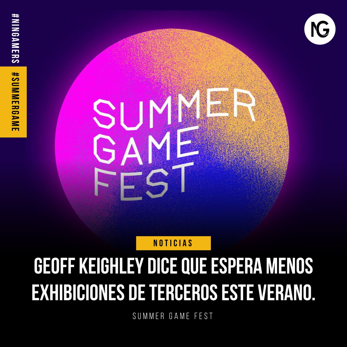 Ningamerscom's tweet photo. Geoff Keighley dice que espera menos exhibiciones de terceros este verano. El periodista afirma que muchas empresas pondrán su contenido en SGF y First party shows.
#SGF  #FirstParty #SecondParty #E3 #E32022 #TakeTwo #Capcom #SquareEnix #games #videojuegos #gaming #juegos https://t.co/60ZpMBMTUv