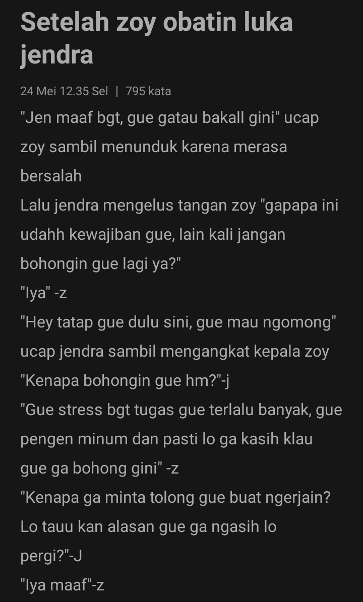 piaa_world's tweet photo. 95. The end 
("z" itu artinya zoy yg ngomong
Kalau "j" berarti jendra yg ngomong) https://t.co/m23D6Cs4Fm