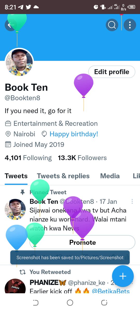I got balloons
#HappyBirthdayBookten