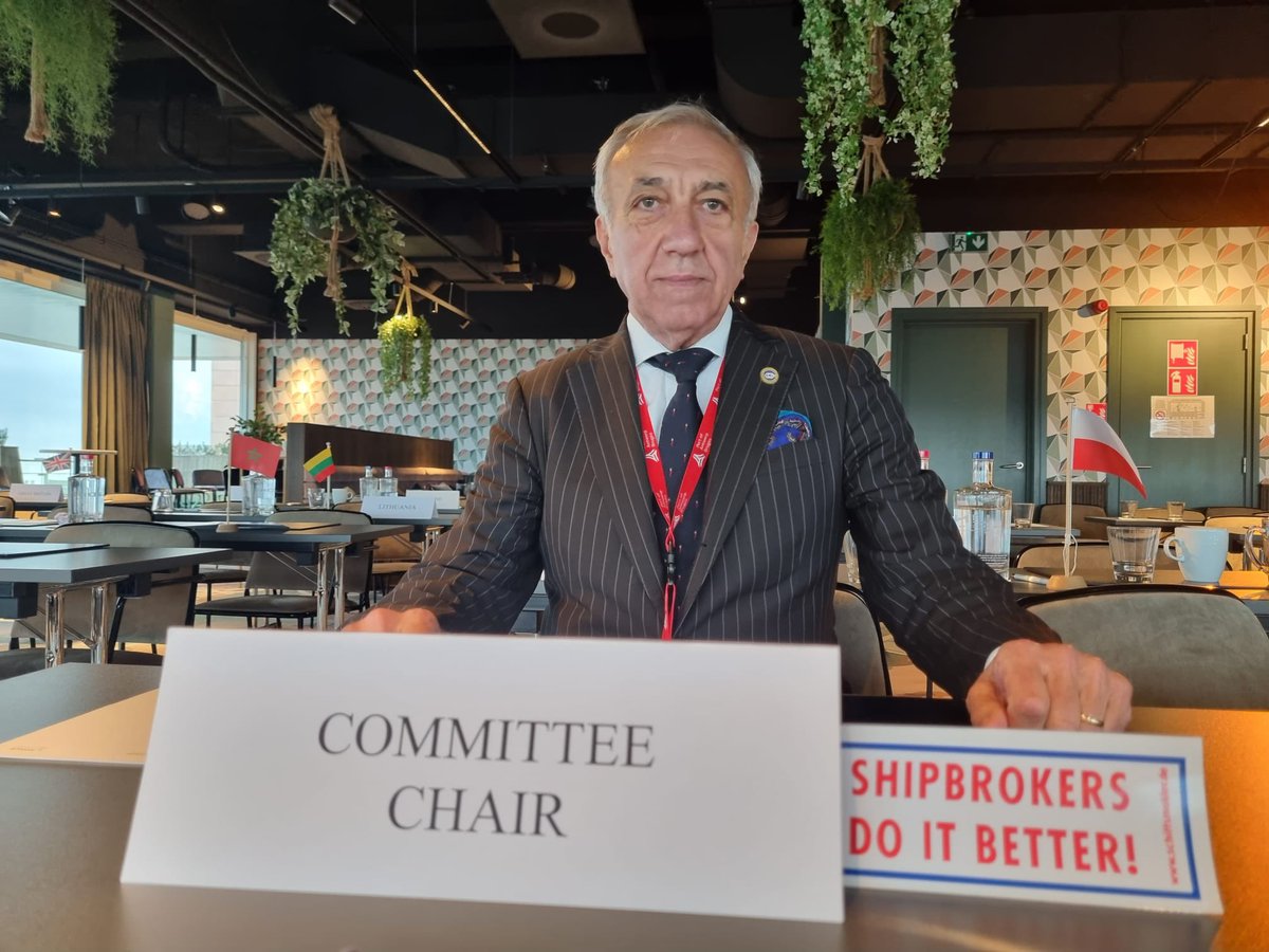 Fulvioglu's tweet image. Ieri al #fonasba The Shipbrokers Committee Meeting