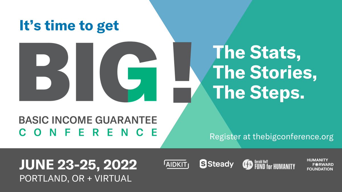 The Basic Income Guarantee (BIG) Conference tweet media