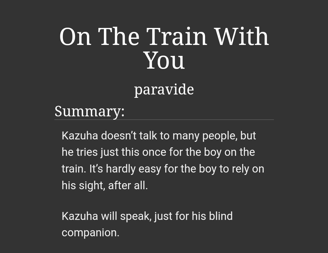 kzscrgallery's tweet photo. new fic!! absolutely ADORED this, it made my heart melt and got me giggling lmao

16k | 1/1 | Rated G | #maplereads 🍁 https://t.co/Dif1SckjDi