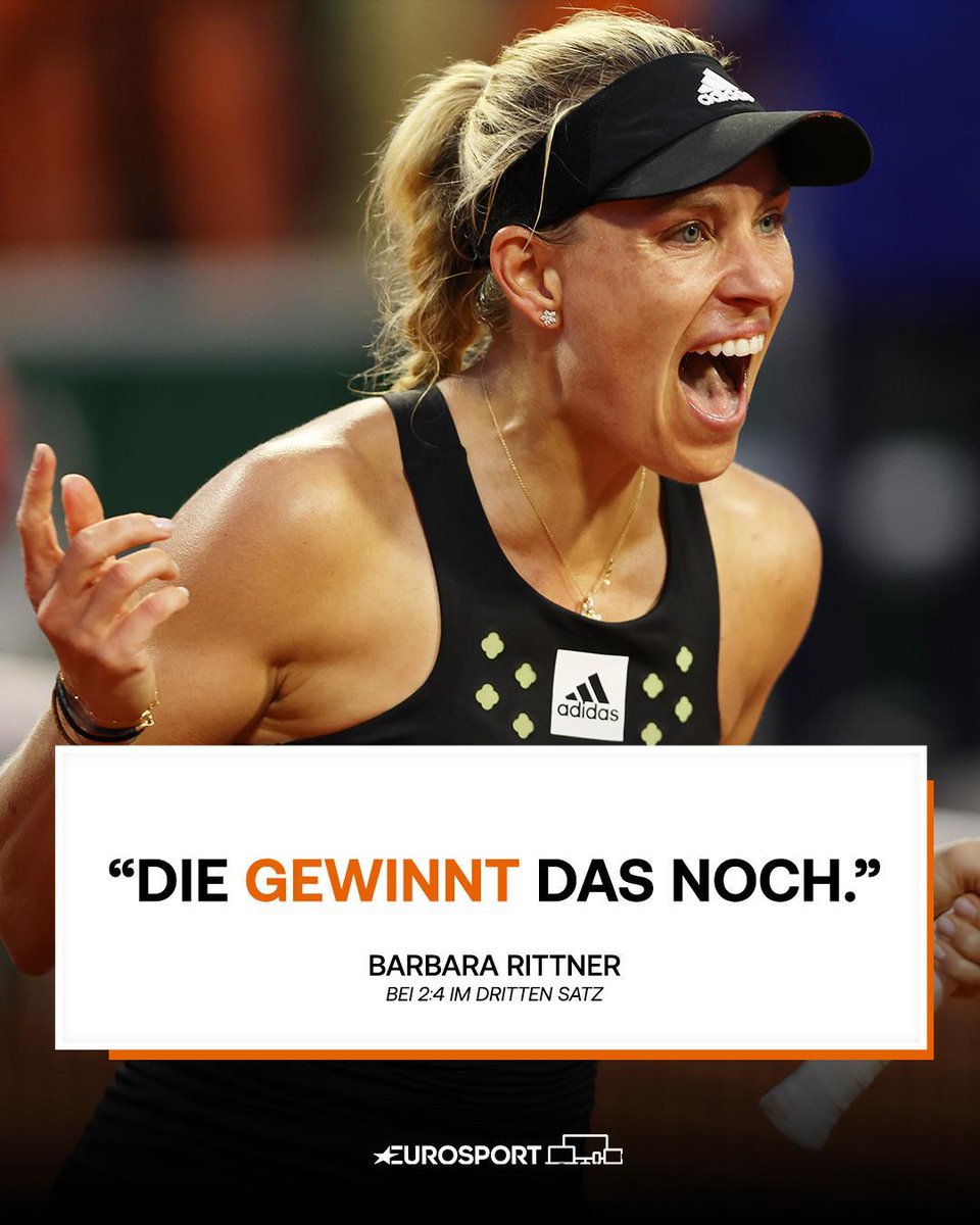Unsere Experten heißen nicht umsonst Experten! 😎
#RolandGarros #FrenchOpen @barbararittner @angeliquekerber