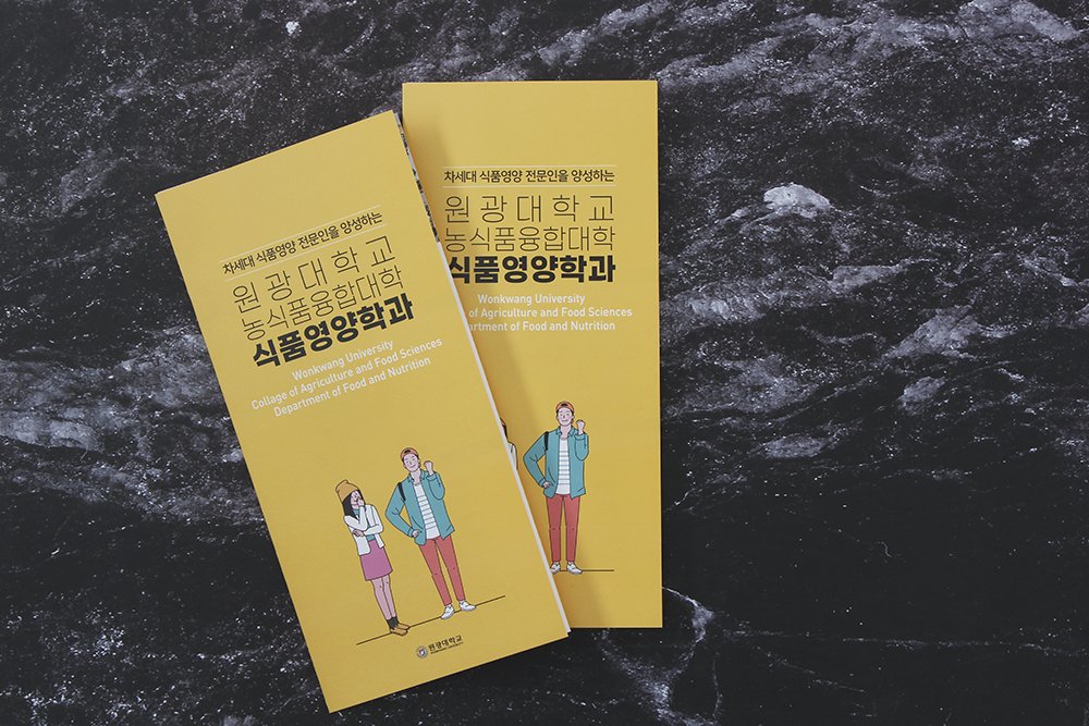 #리플렛 #리플렛제작 #리플렛디자인 #3단리플렛 #리플릿 #리플릿제작

디자인위드에서 <원광대학교 식품영양학과> 리플렛을 디자인 제작했습니다. 본문의 정보와 캠퍼스의 밝은 분위기를 컬러로 녹여내었습니다.

사양. 210*297mm