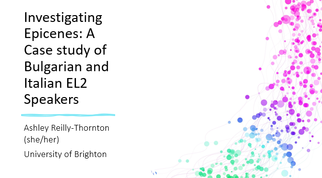 Excited to be presenting this afternoon at #LavLang28 It'll be my first time presenting in-person!