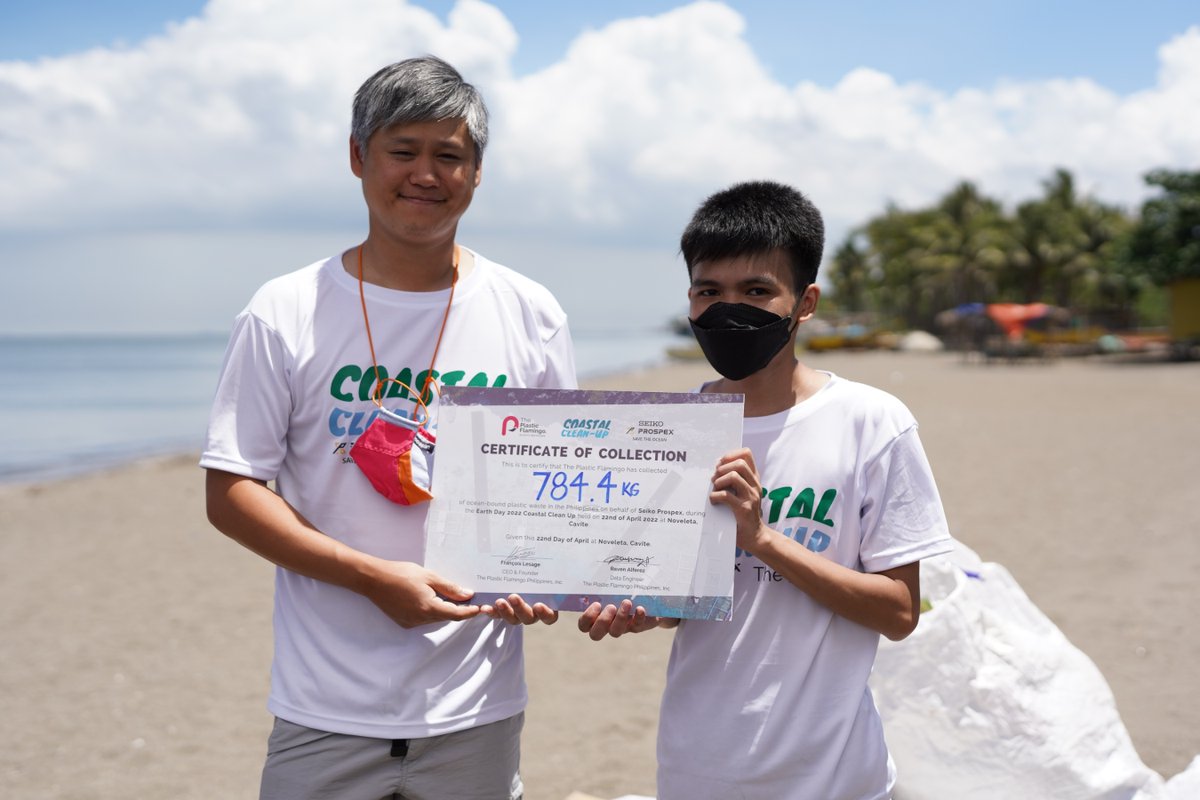 ExpatPhils's tweet photo. #WhatsOnE | @seikowatches Philippines and The Plastic Flamingo encourage everyone to #SaveTheOcean https://t.co/Lzeh3s7bmX https://t.co/8me99Uq8aX