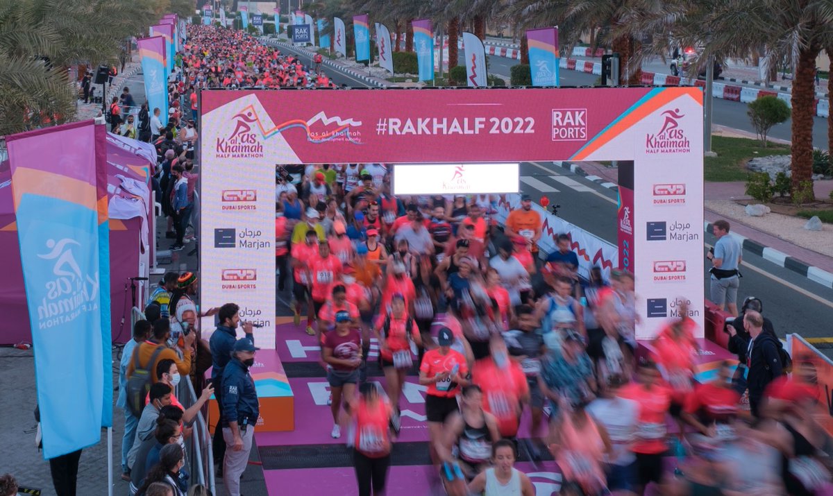 rakhalfmarathon's tweet photo. We didn't want to miss out on the happy faces, the excitement, the thrill and the streets of the beautiful Al Marjan Island for too long. Get ready for the 16th edition of the Ras Al Khaimah Half Marathon - #RAKHALF IS BACK! 🔥
 
 Save the date - 18.02.23!
 
 #RAKHALF2023 https://t.co/xLMfxcB3Hf