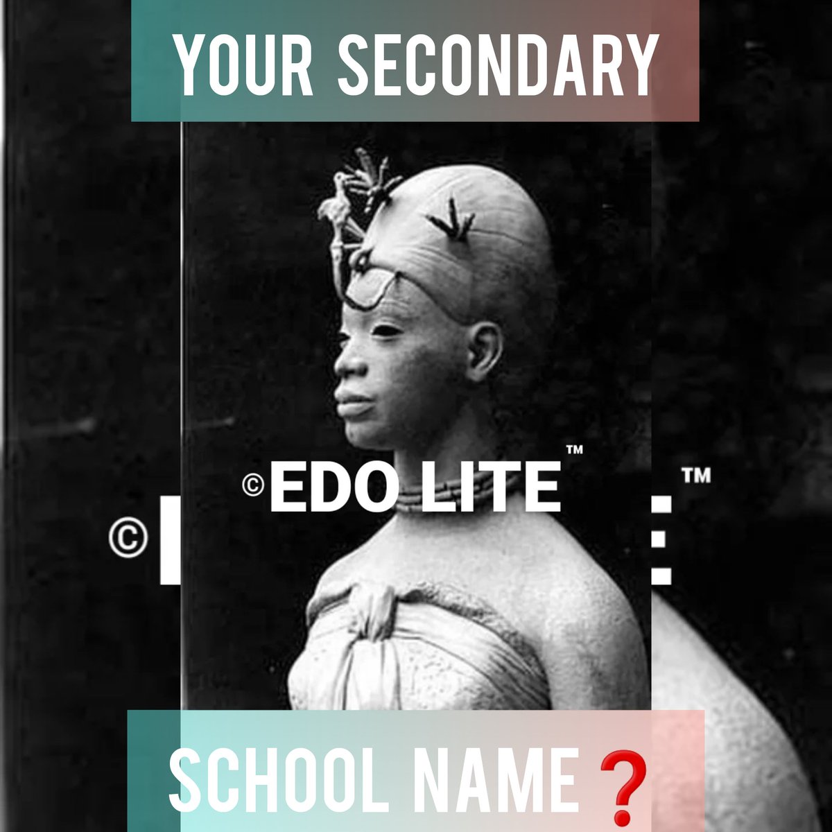 EDOLITES's tweet photo. #EdoTwitterCommunity Quote this tweet with the name of the SECONDARY SCHOOL 🎓 you attended. Let’s see who also went to your school 😎
👇🏾 Lahor wa luwhe hashtag
#Edolites https://t.co/OyJLugAoyA