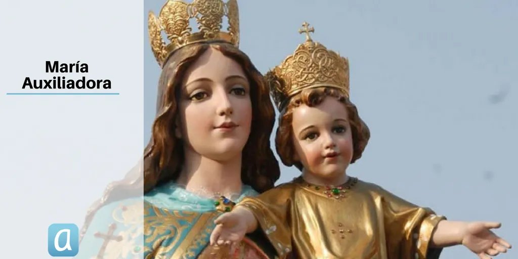 🎊👑 Hoy celebramos a María Auxiliadora. San Juan Bosco decía que en el Cielo nos quedaríamos sorprendidos al conocer lo que ella había hecho por nosotros, así que pídele sin miedo por eso que llevas en el corazón.