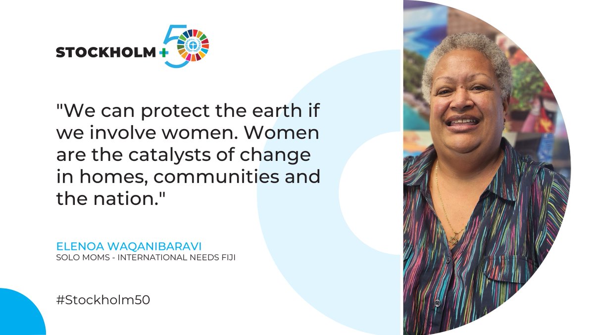 Women representatives from 🇫🇯 communities of Lami, Suva, Nausori, Tailevu met today ahead of Stockholm+50.

<a href="/UNDP/">UN Development</a> &amp; Sweden is working with marginalised groups to ensure the #Stockholm50 Conference in June 2022 include their inputs. stockholm50.global