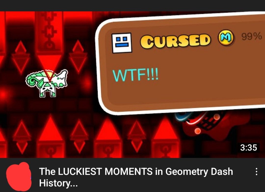 Didn't know that cursed is a moderator and a developers at times in Geometry Dash