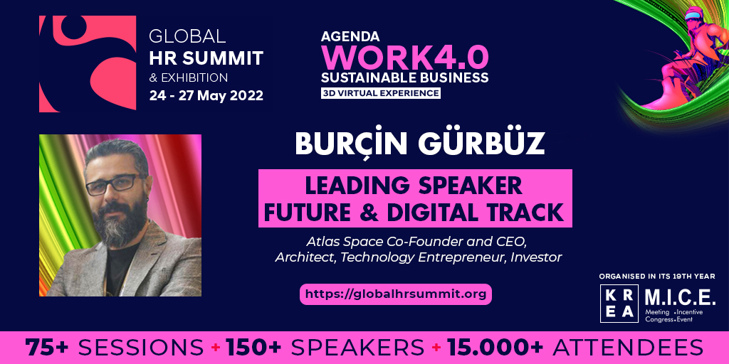 atlasspacer's tweet photo. Global Hr Summit! Our Co-Founder and CEO @bgurbuz 's #speech at @globalhrsummit 🏛
Leading Speaker Future & Digital Track
https://t.co/d6B1rzui7t ✌
Who is coming? 🤩
#globalhrsummit2022 #KREAMICE
#atlasspace #metaverse https://t.co/HMENXfw6n2