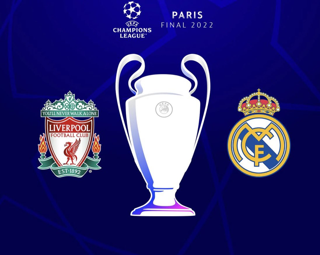 Champions League FINALE🏆 

🤝Liverpool - Real Madrid 
⏰Lørdag, kl 21.00

💰20K i potten

🤝🏼 Liverpool - Real Madrid

Vi skal ha:
1. HUB
2. Totalt antall mål (90min)
3. Over/under 10.5 cornere
4. En målskårer
5. Hvem vinner
6. Over/under 4,5 gule kort
7. Retweet + følg oss😀